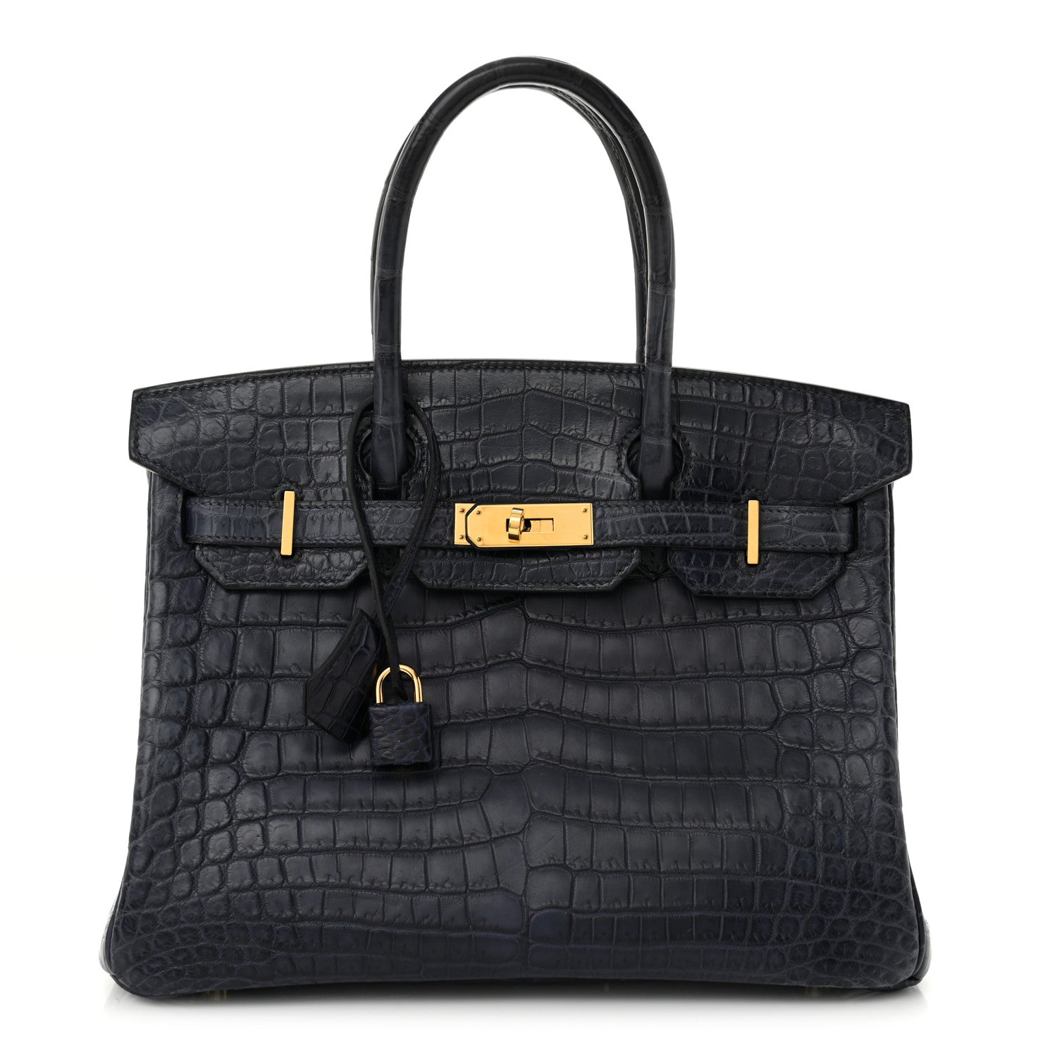 Hermes Matte Niloticus Crocodile Birkin 30 Bleu De Malte 1 of 13