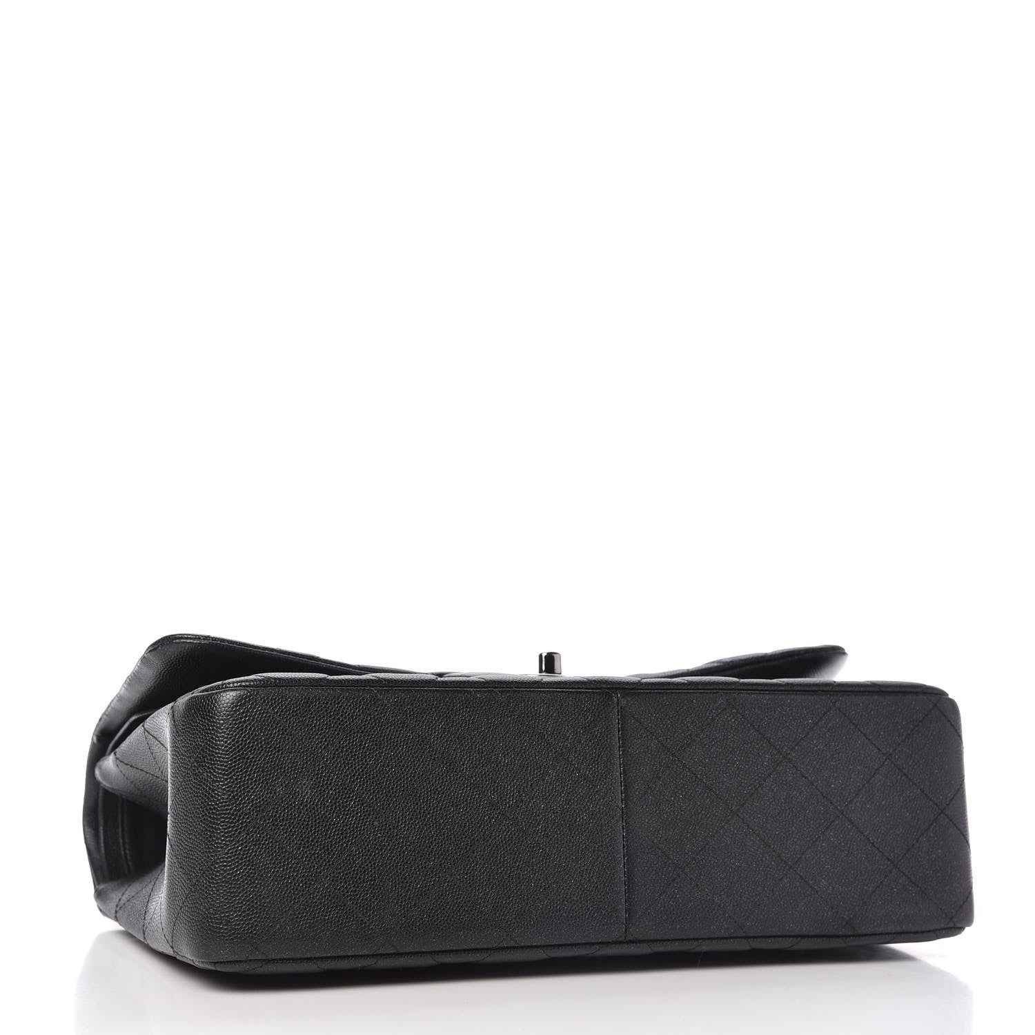 Chanel Iridescent Caviar Quilted Jumbo Double Flap Black 4 of 10