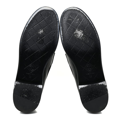 Chanel Lambskin Quilted CC Turnlock Loafers 39 Black 5 of 14