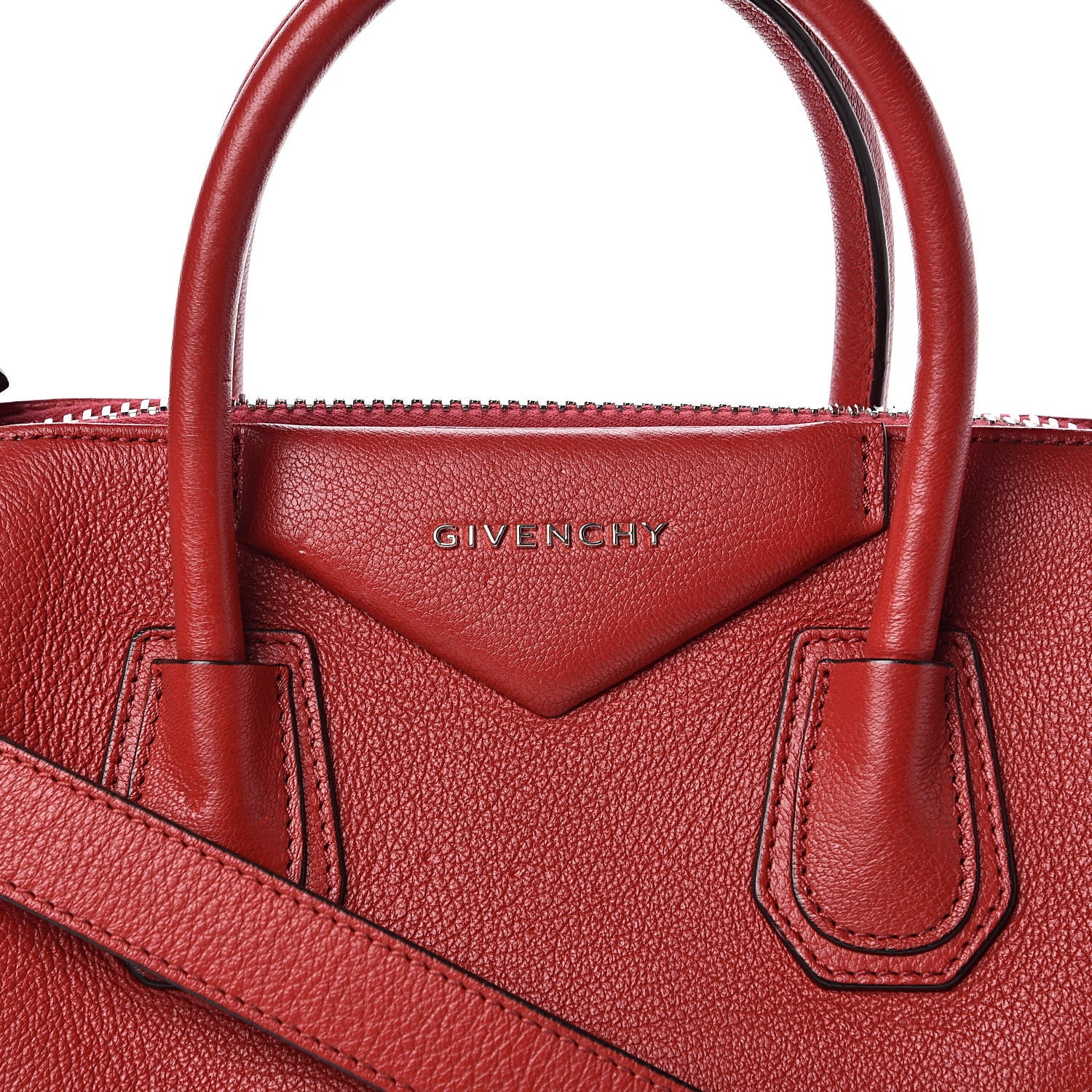 Givenchy Sugar Goatskin Small Antigona Bright Red 10 of 13