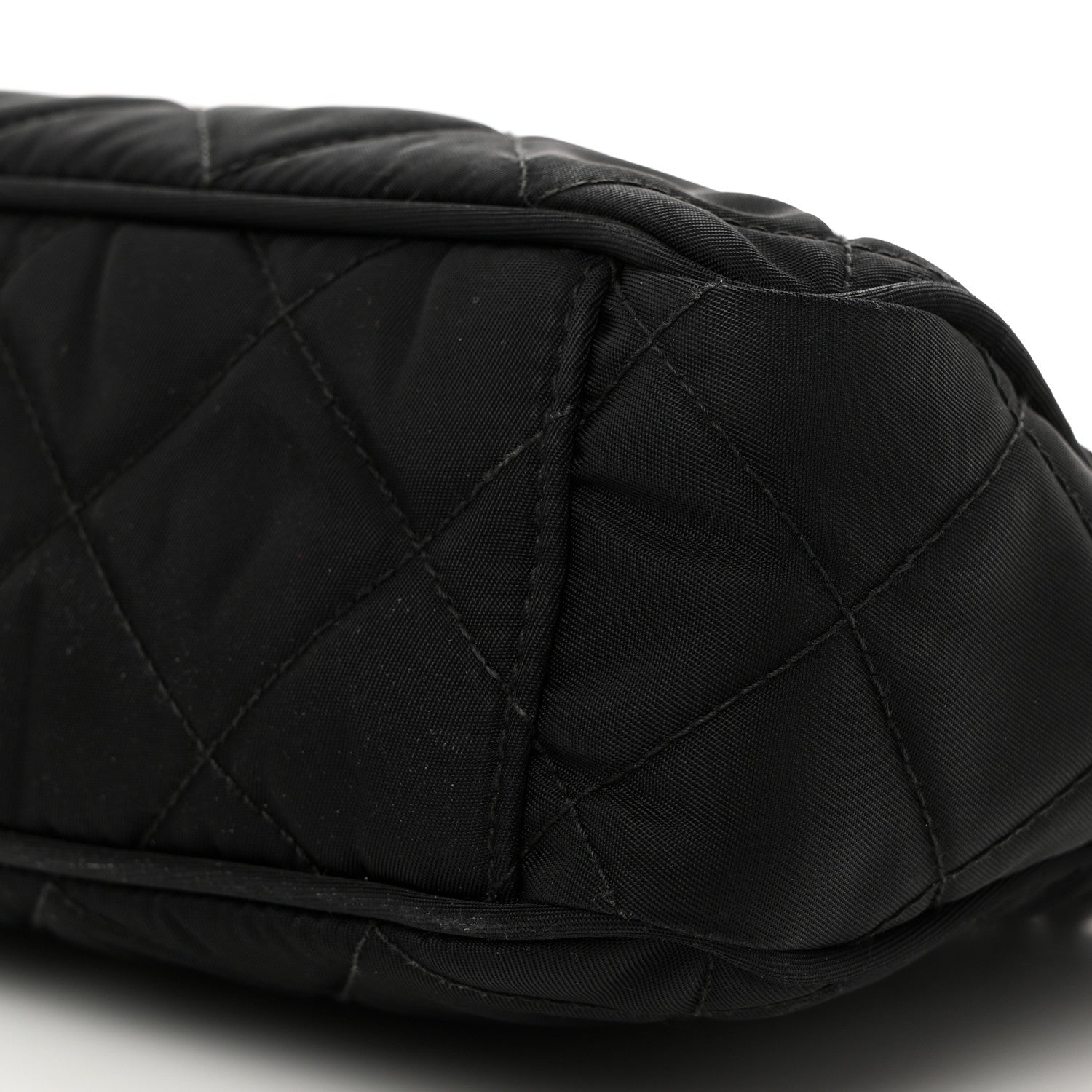 Prada Nylon Tessuto Impuntu Quilted Crossbody Bag Black 10 of 10