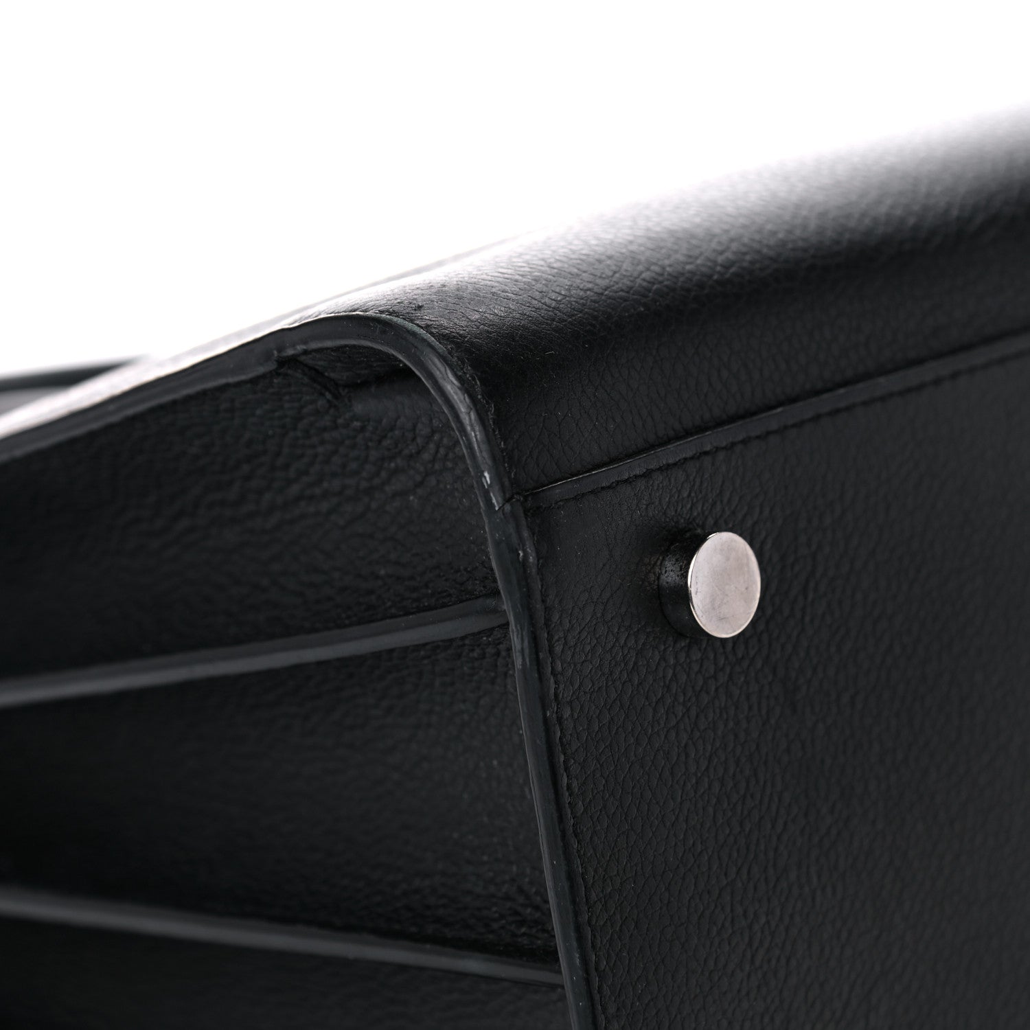Saint Laurent Grained Calfskin Small Sac De Jour Black 9 of 15
