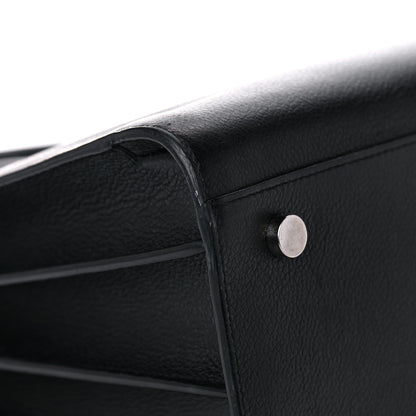 Saint Laurent Grained Calfskin Small Sac De Jour Black 9 of 15