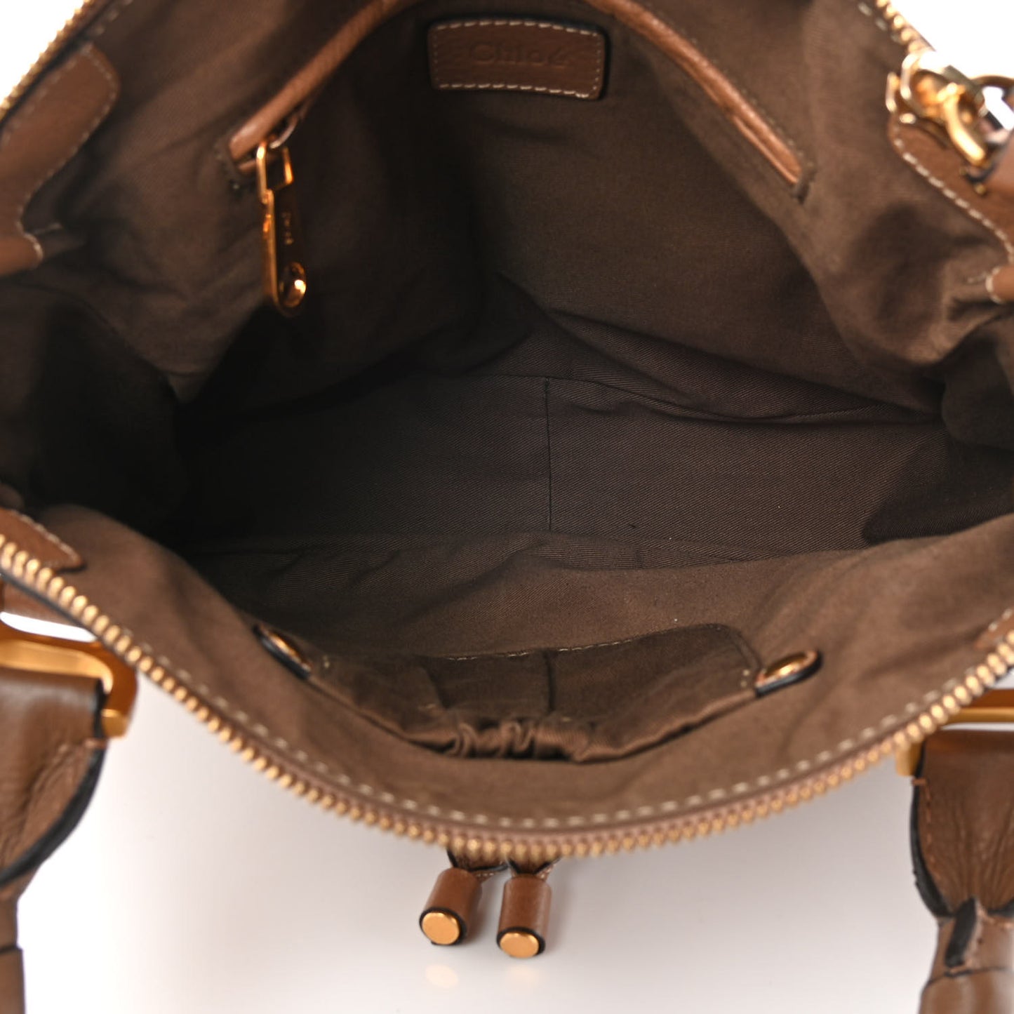 Calfskin Medium Marcie Satchel Nut