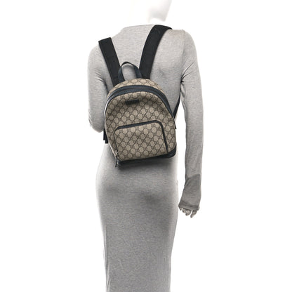 Gucci GG Supreme Monogram Small Eden Day Backpack Black 2 of 11