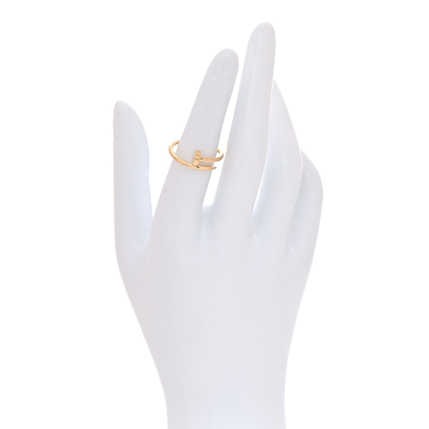 Cartier 18K Yellow Gold Small Juste Un Clou Ring 52 6 2 of 6
