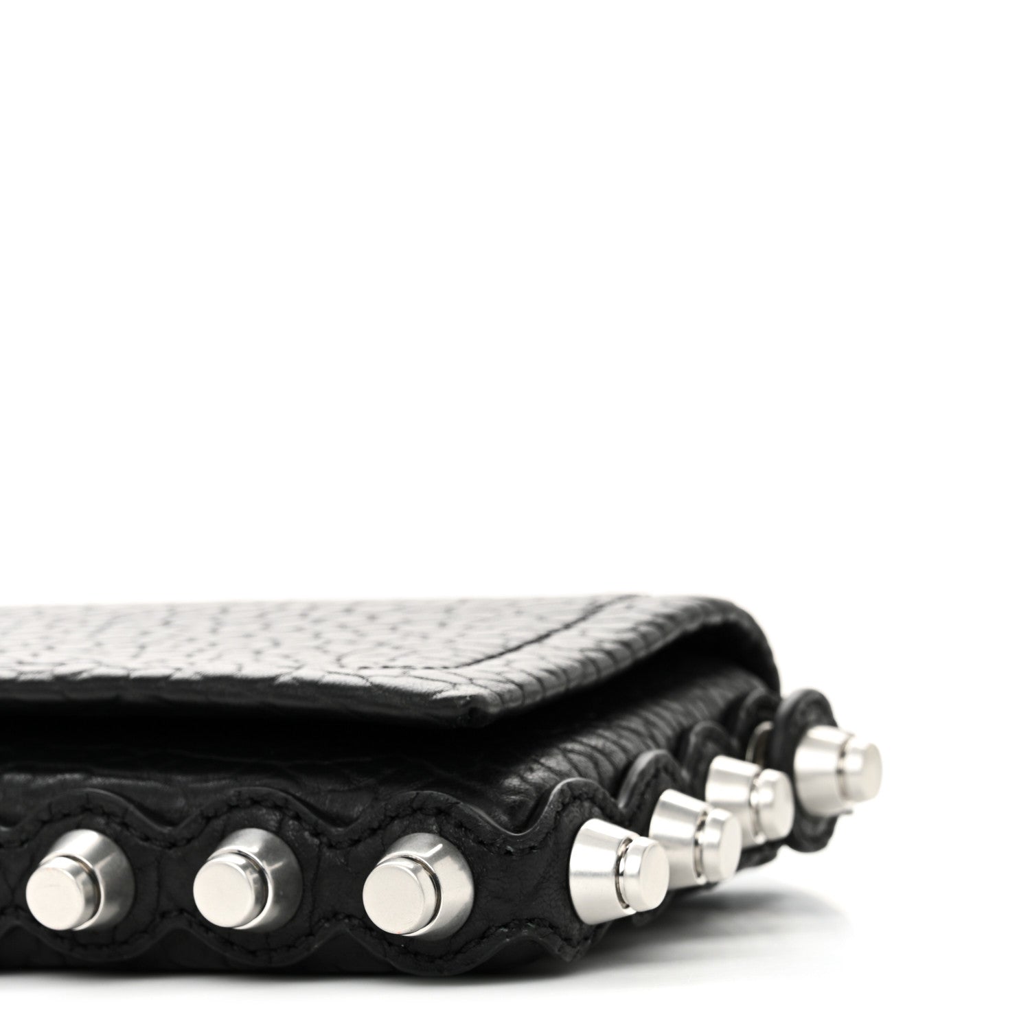 Alexander Wang Pebbled Lambskin Studded Roz Shoulder Bag Black 9 of 9