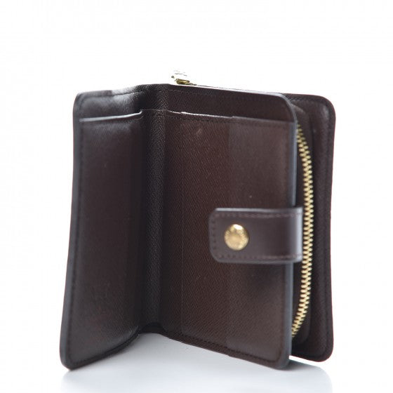 Louis Vuitton Damier Ebene Zippe Zipped Compact Wallet 5 of 12