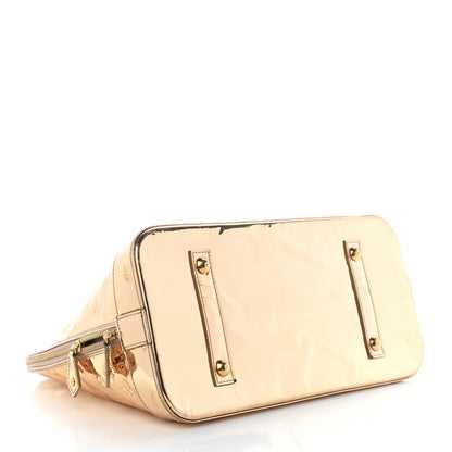 Louis Vuitton Monogram Miroir Alma MM Gold 4 of 10