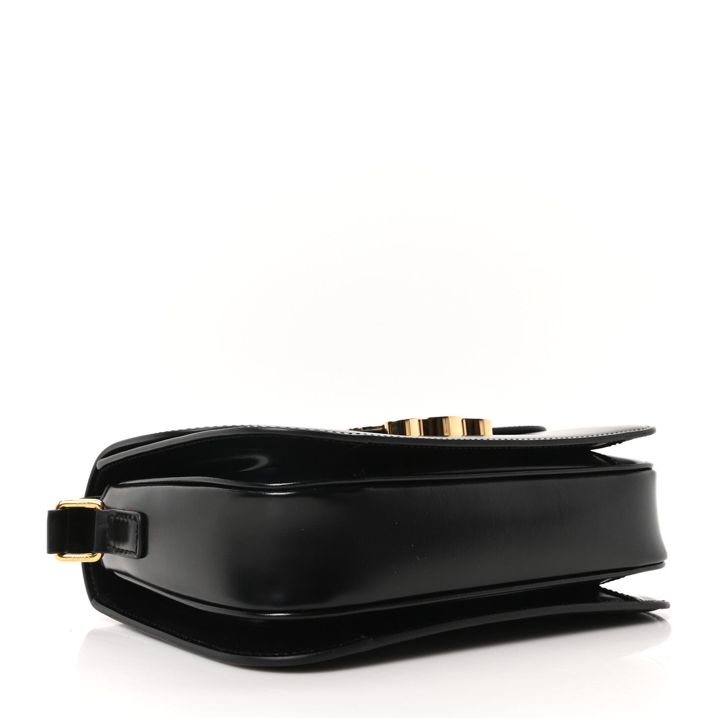 Shiny Calfskin Medium Triomphe Black