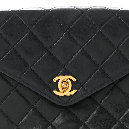 Chanel Lambskin Quilted Flap Bag Navy 14 of 23