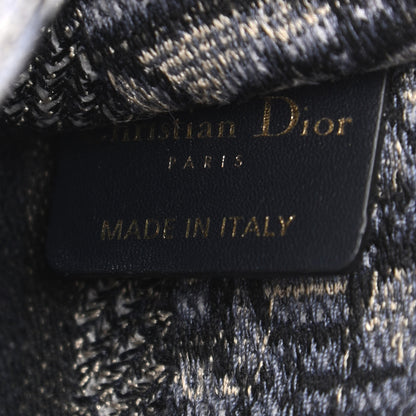 Christian Dior Oblique Mini Book Tote Blue Multicolor 6 of 13