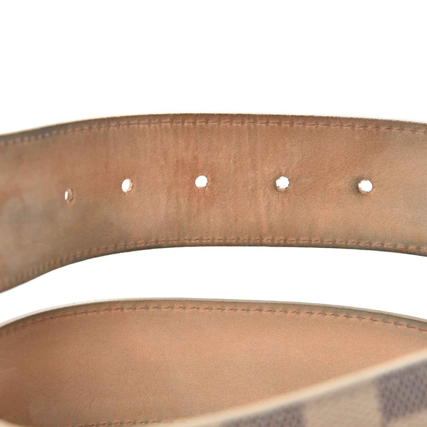 Damier Azur LV Initiales Belt 85 34