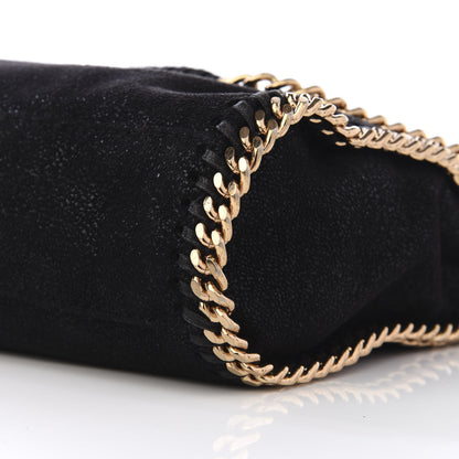 Stella McCartney Shaggy Deer Mini Falabella Shoulder Bag Black 6 of 8