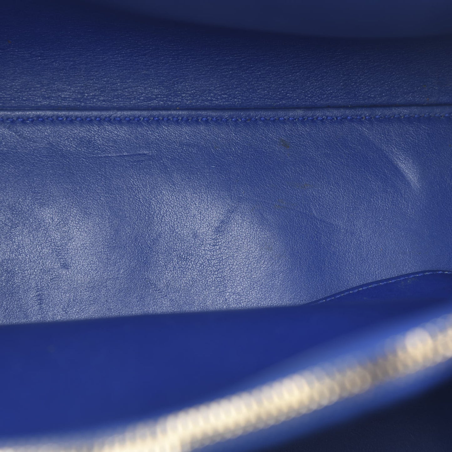 Calfskin Small Sac De Jour Black Royal Blue