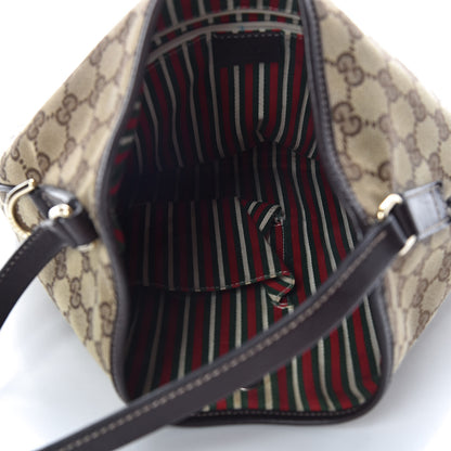 Gucci Monogram Medium New Britt Hobo Dark Brown 5 of 13