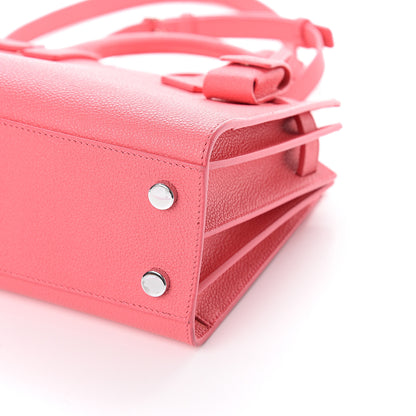 Saint Laurent Grained Calfskin Nano Sac De Jour Coral 8 of 8