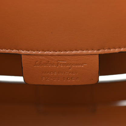 Salvatore Ferragamo Calfskin The Studio Cage Bag Sella 8 of 11