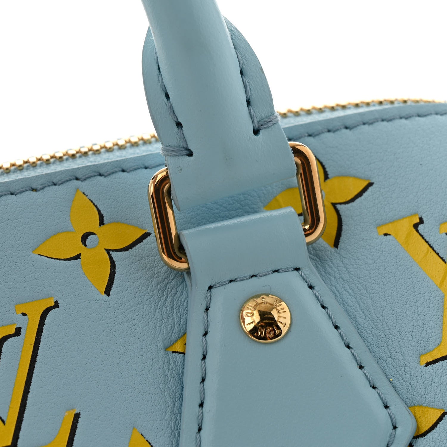 Louis Vuitton Empreinte Monogram Speedy Bandouliere 20 Baby Blue 11 of 11