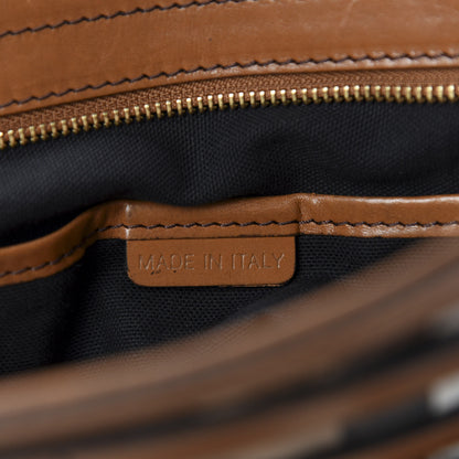 Burberry House Check Bridle Calfskin Small Dutton Hobo Light Tan 12 of 14