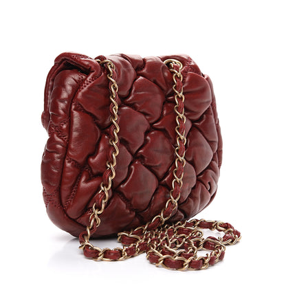 Chanel Lambskin Mini Bubble Quilt Flap Bordeaux 2 of 9