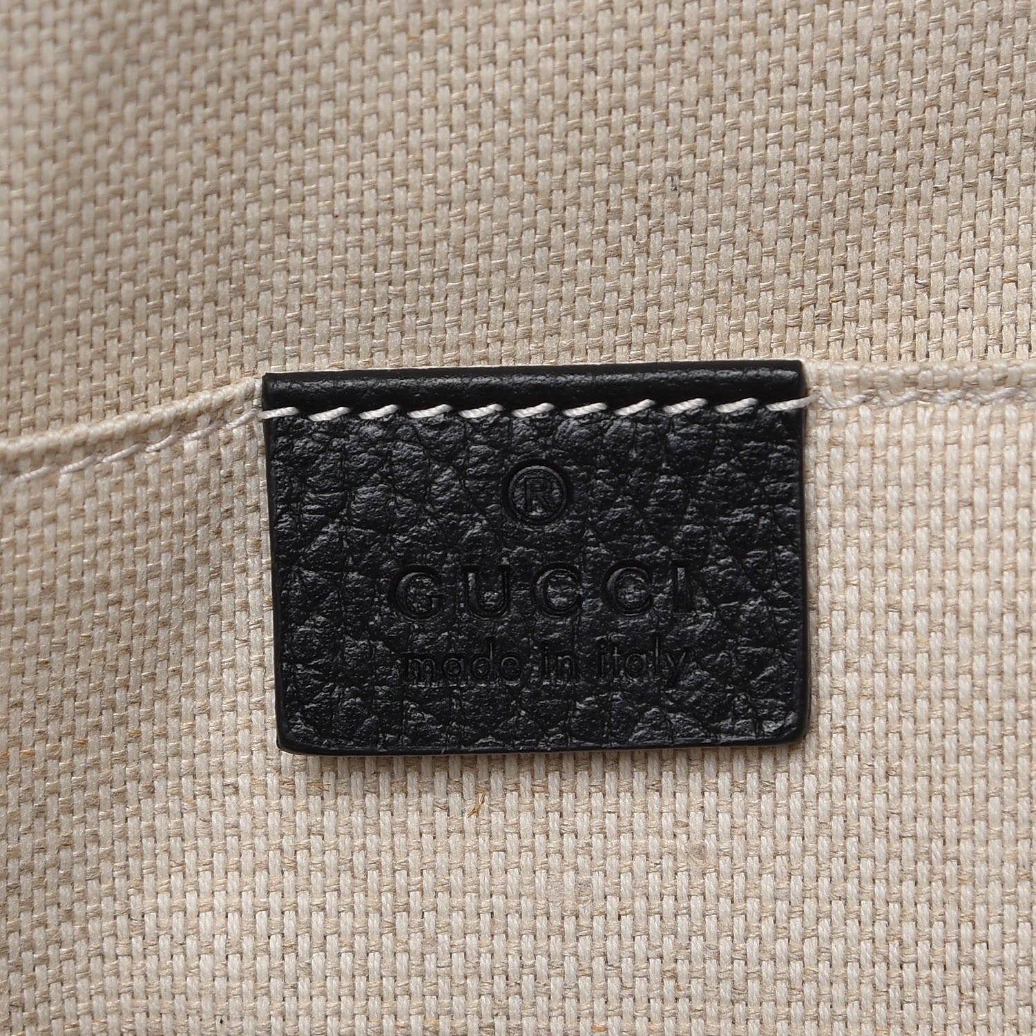 Gucci Pebbled Calfskin Soho Chain Backpack Black 6 of 7