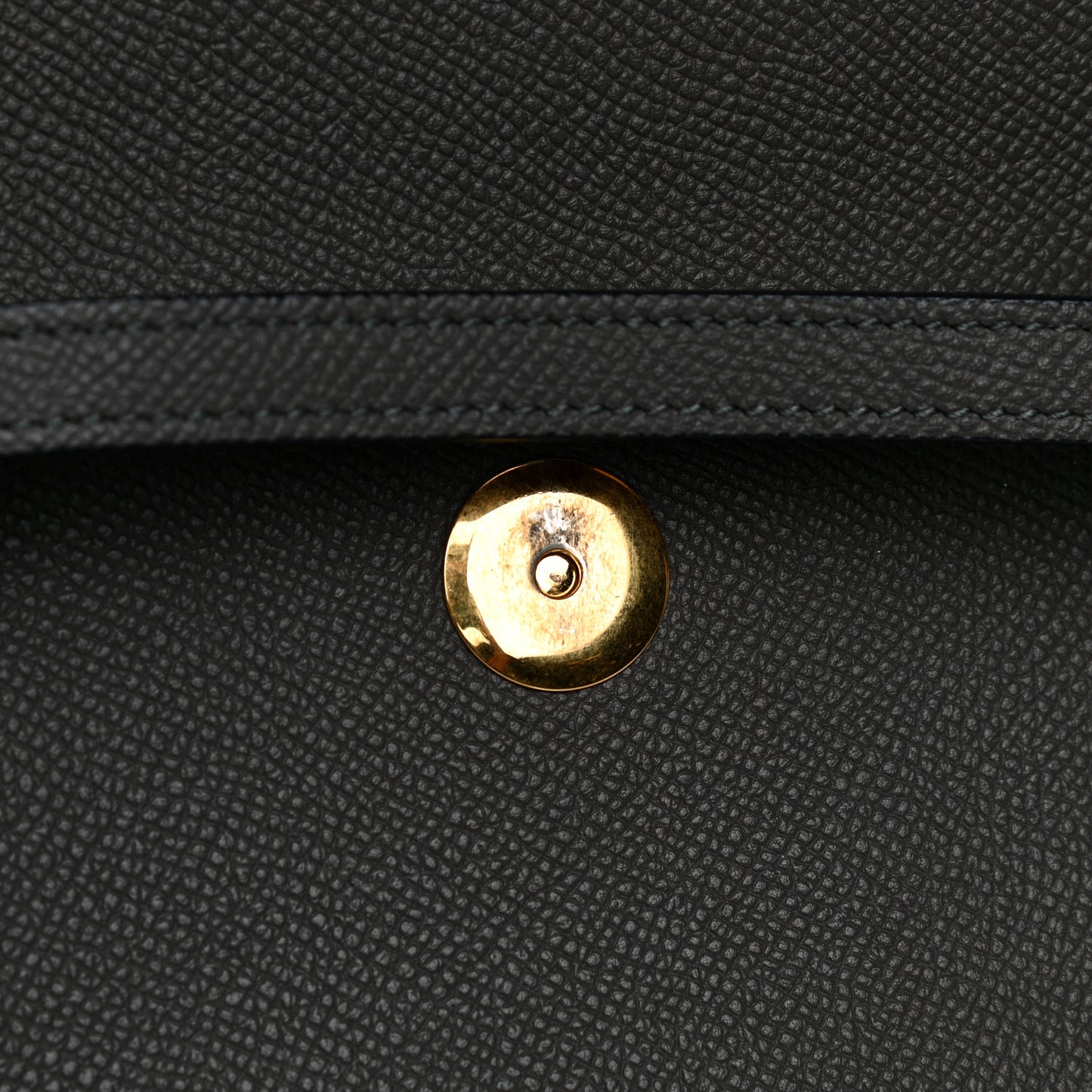 Grained Calfskin Nano Belt Bag Grey