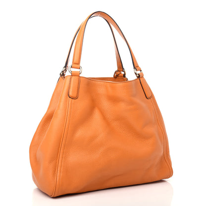 Gucci Pebbled Calfskin Medium Soho Shoulder Bag Curcuma 3 of 10