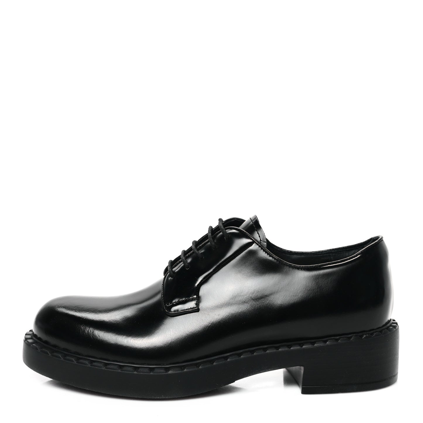 Spazzolato Lace Up 50mm Loafers 39 Black