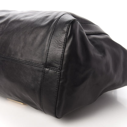 Valentino Garavani Nappa Double Pocket Bow Tote Black 7 of 9