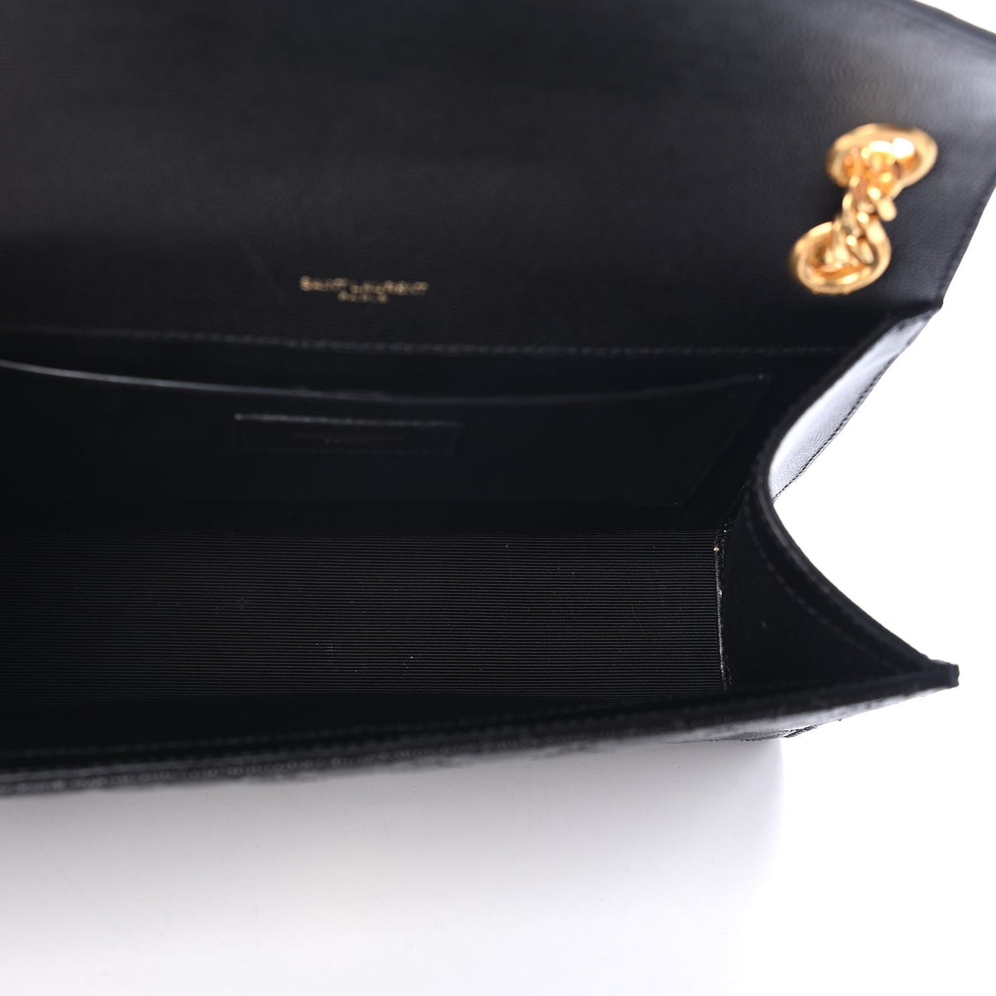 Grain De Poudre Textured Mixed Matelasse Triquilt Medium Monogram Satchel Black