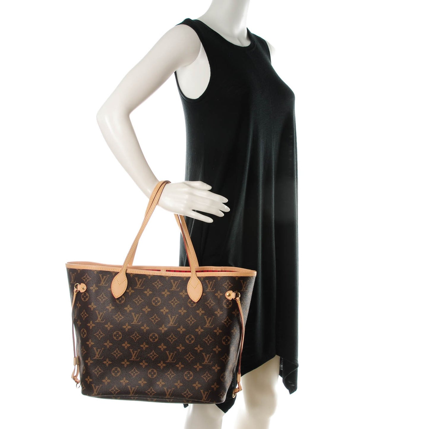 Monogram Neverfull MM Cherry