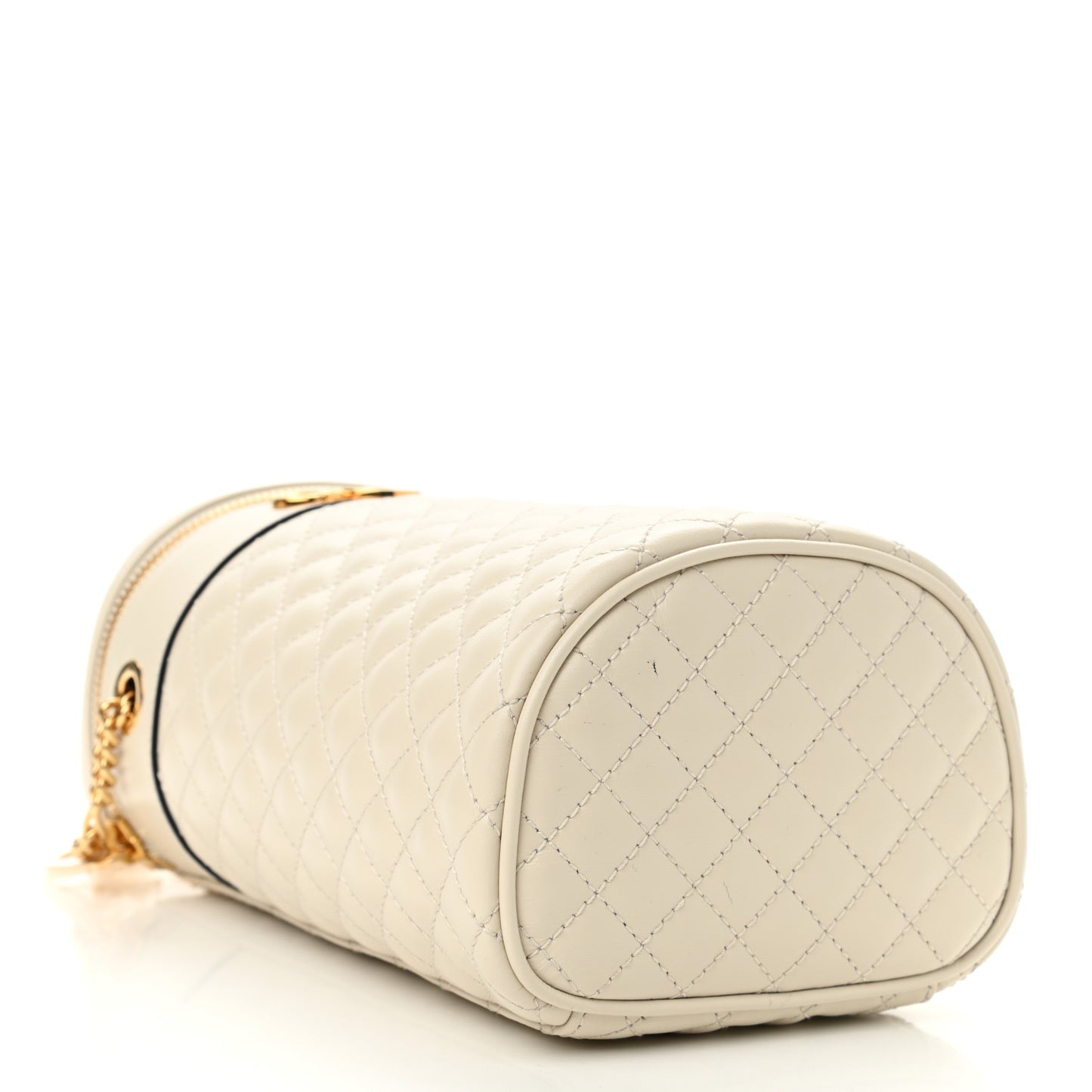 Calfskin Trapuntata Zumi Belt Bag Off White
