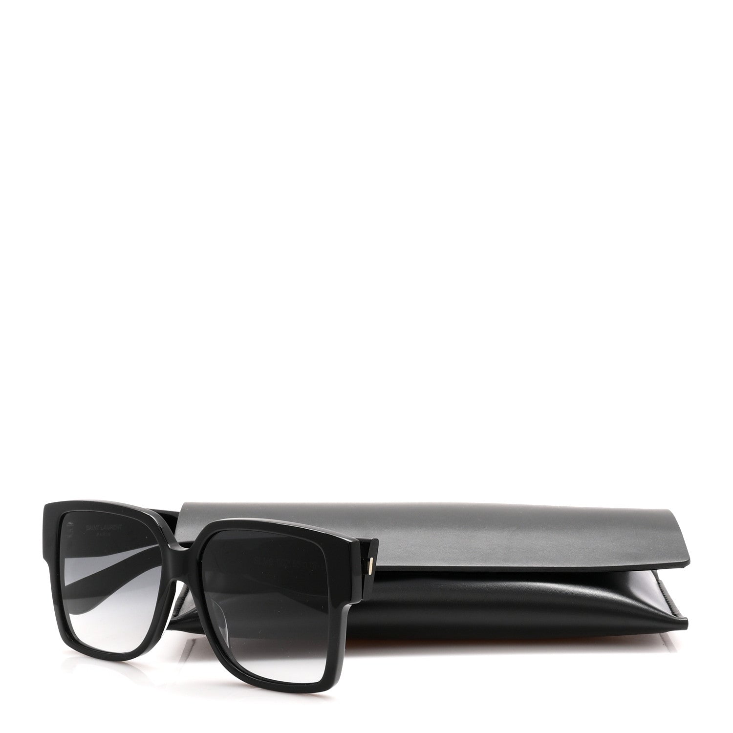 Saint Laurent Square SL M9 Sunglasses Black 8 of 8