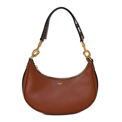 Celine Smooth Calfskin Medium Strap Ava Shoulder Bag Tan 1 of 10