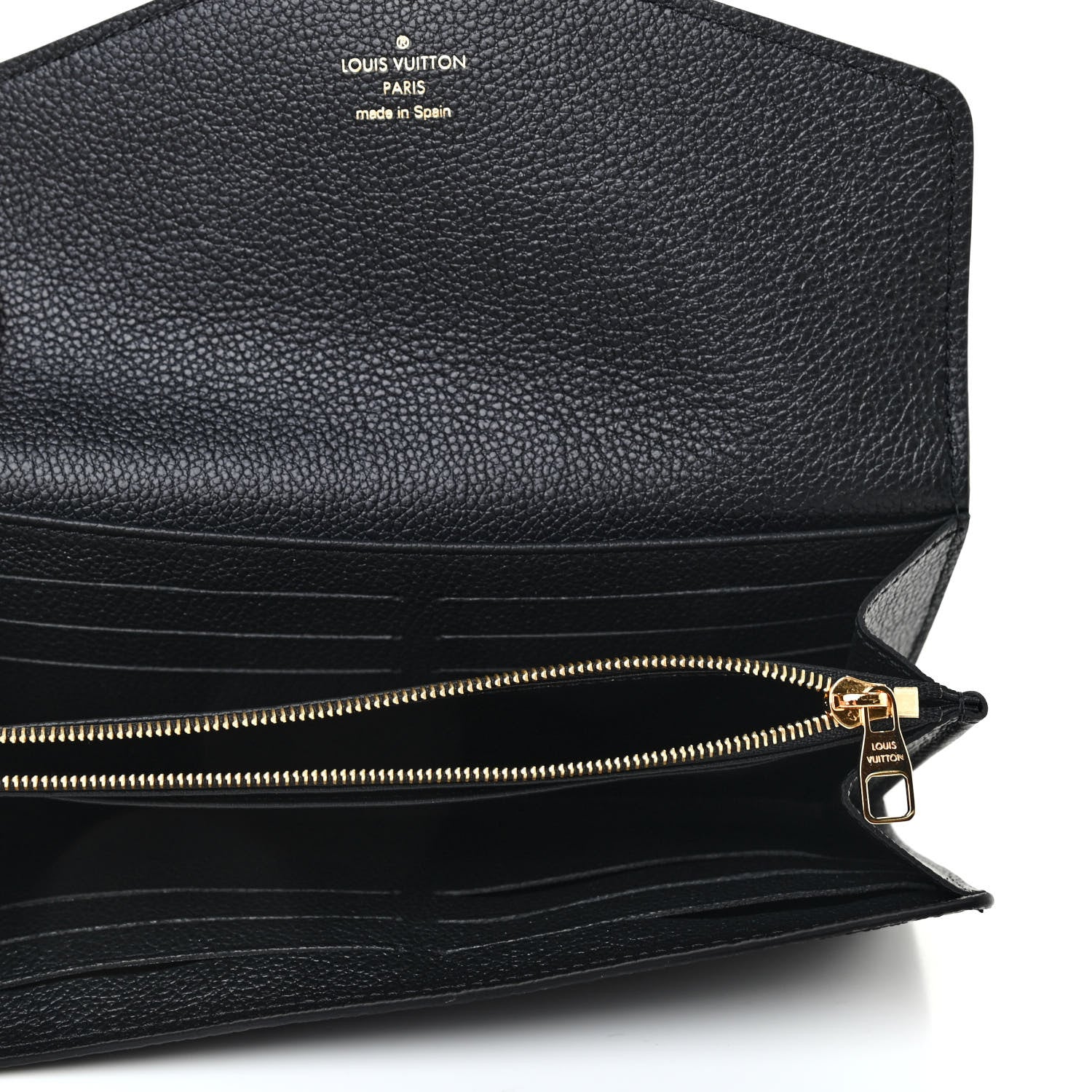 Louis Vuitton Empreinte Sarah Wallet NM Black 5 of 8