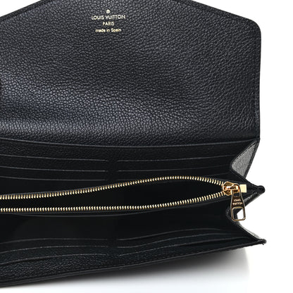 Louis Vuitton Empreinte Sarah Wallet NM Black 5 of 8