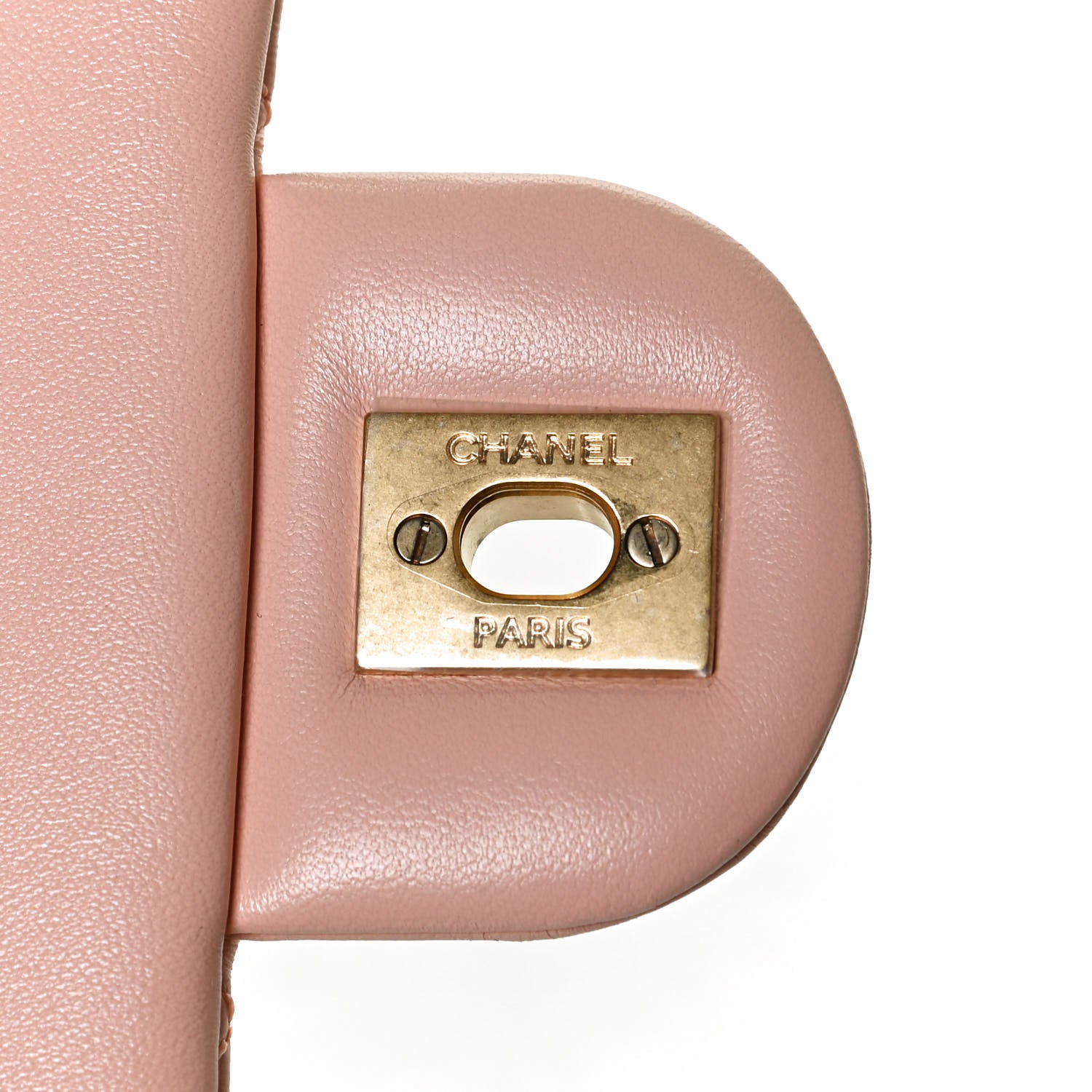 Chanel Lambskin Quilted Mini Rectangular Pearl Crush Flap Light Pink 12 of 13