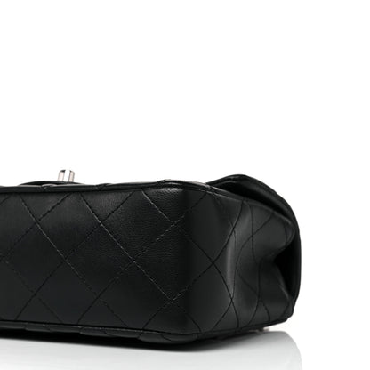 Chanel Lambskin Quilted Mini Rectangular Flap Black 9 of 10