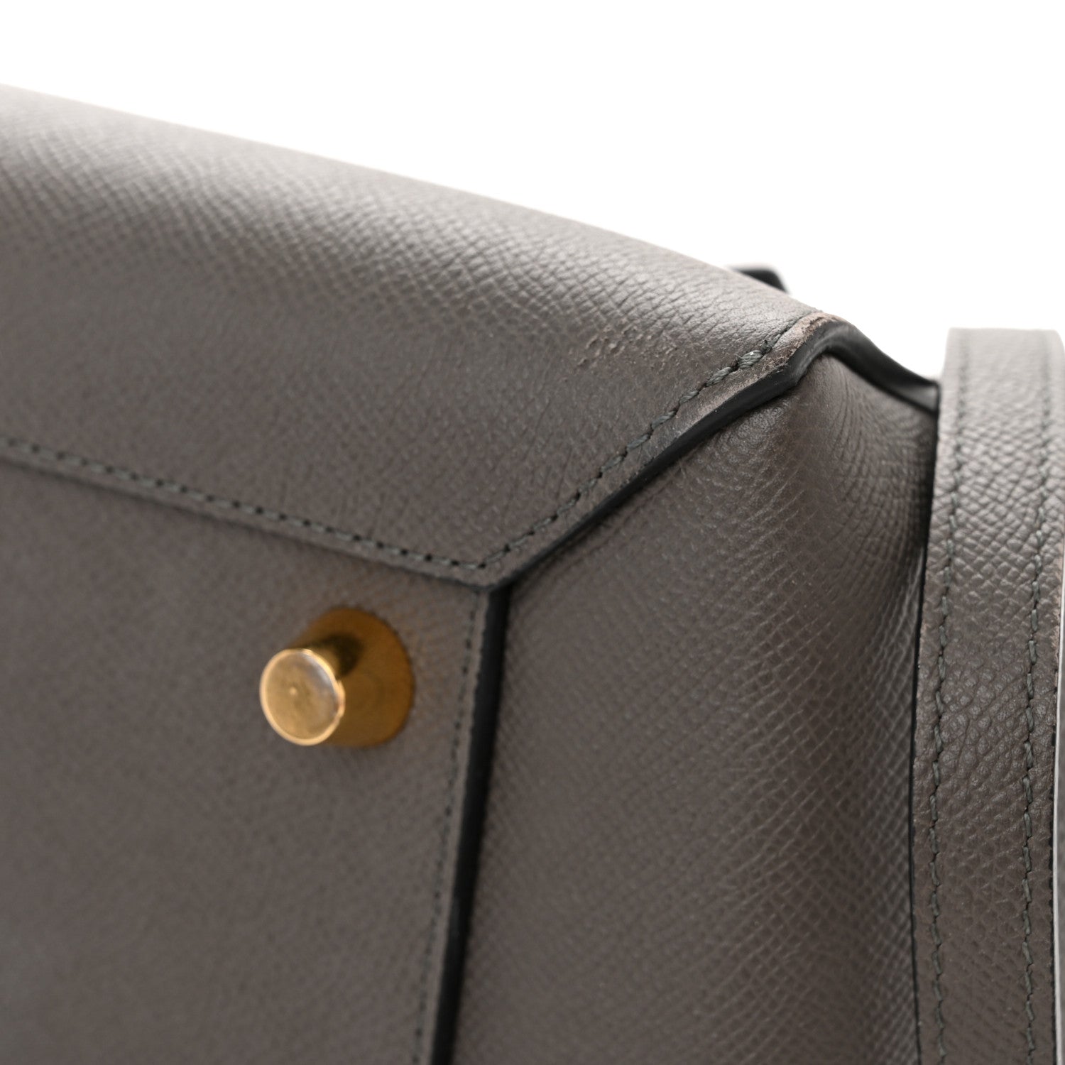 Celine Grained Calfskin Mini Belt Bag Grey 11 of 20