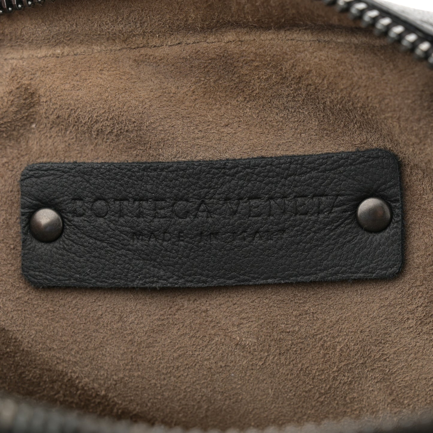 Nappa Intrecciato Belt Bag Black
