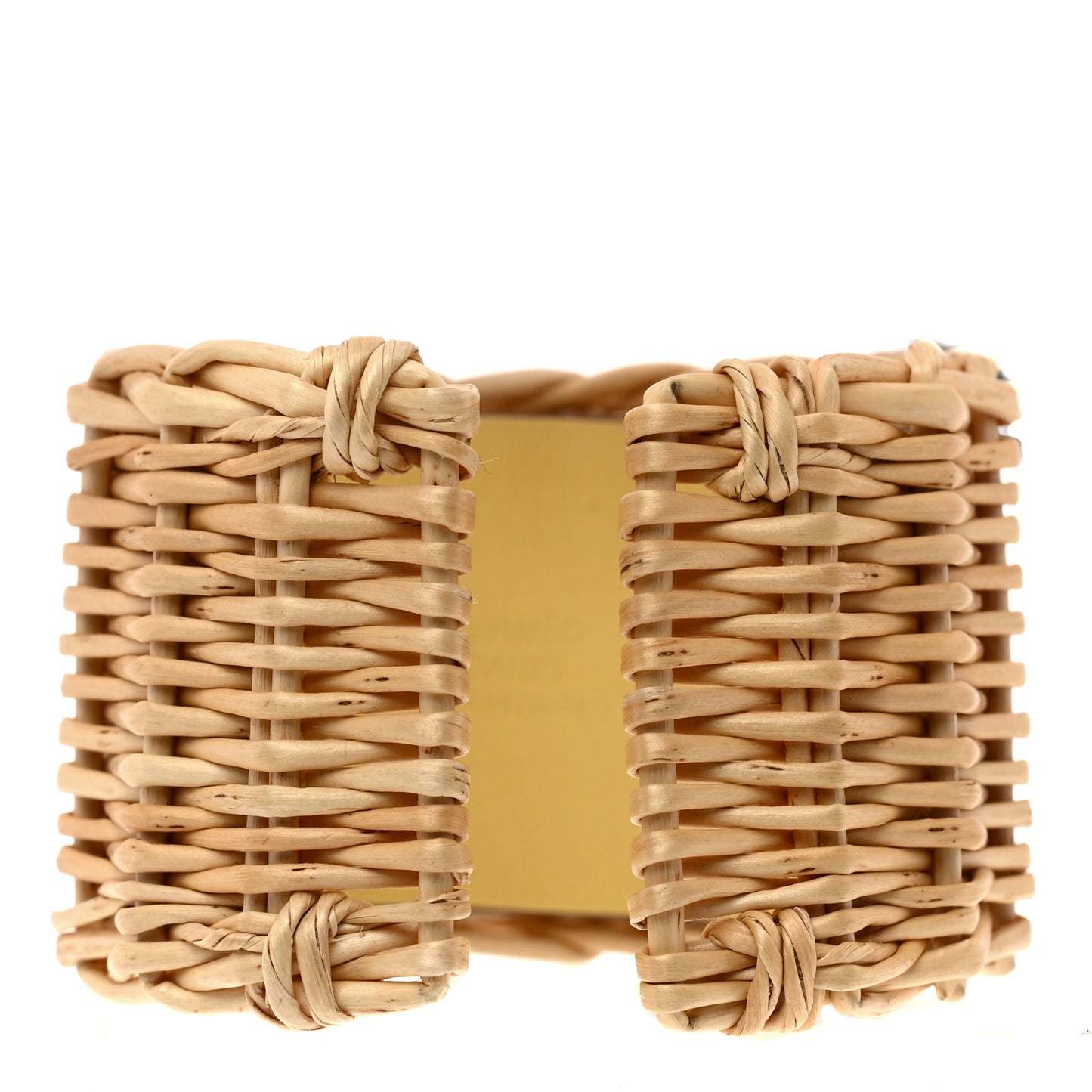 Barenia Osier Collier De Chien CDC Picnic Bracelet Jaune Poussin