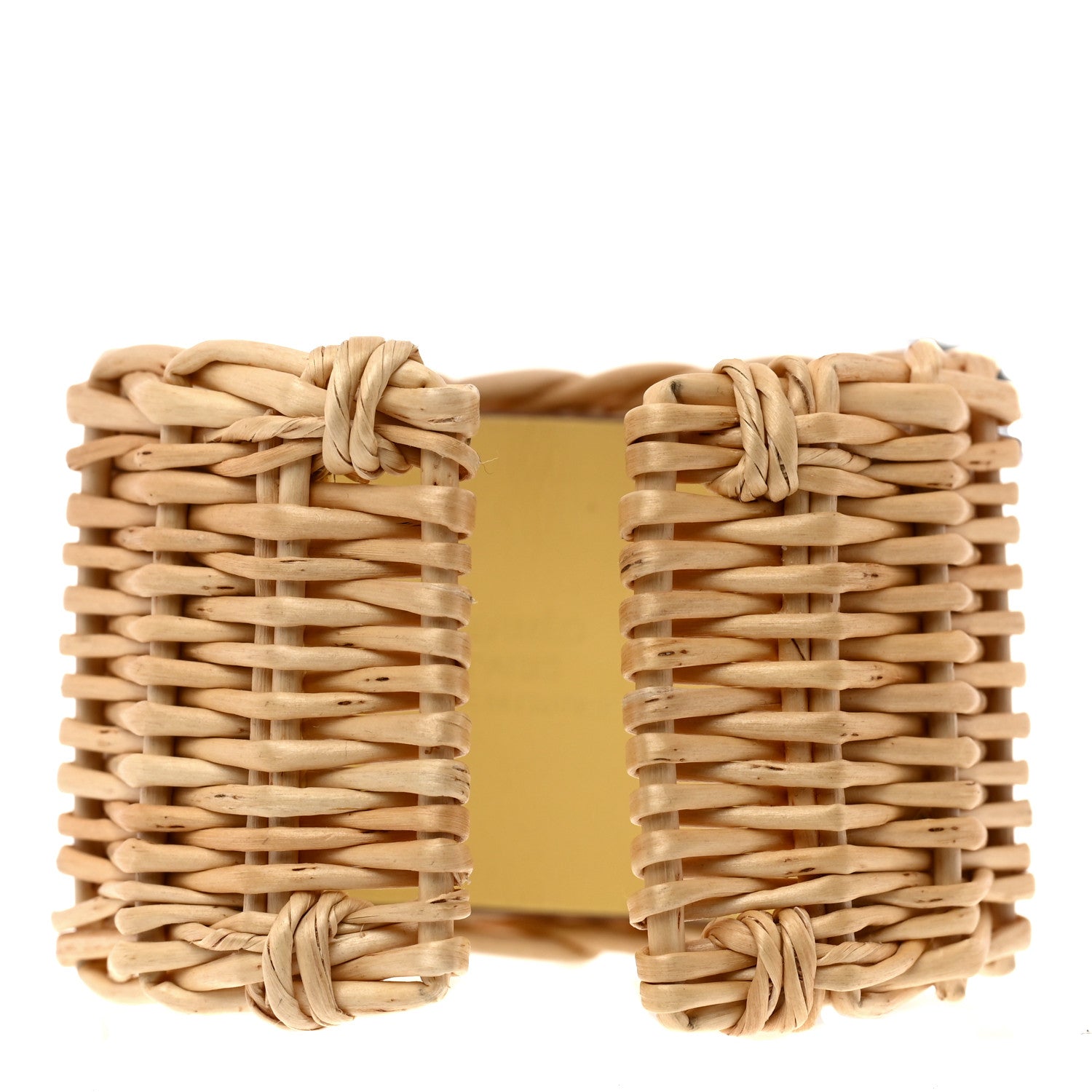 Hermes Barenia Osier Collier De Chien CDC Picnic Bracelet Jaune Poussin 3 of 6