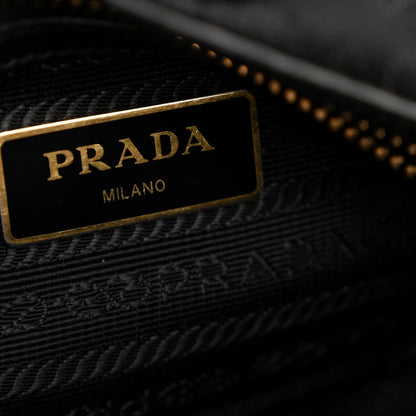 Prada Tessuto Nylon Soft Calf Tote Black 6 of 16