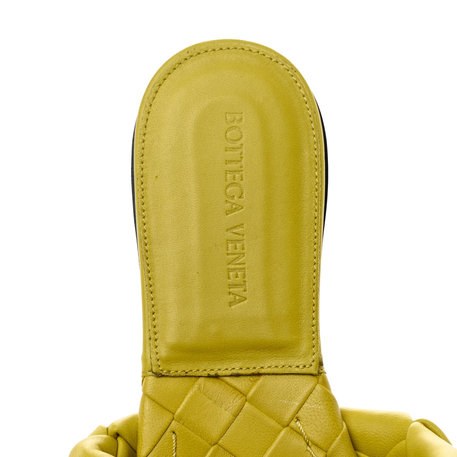 Bottega Veneta Nappa Maxi Intrecciato Lido Flat Sandals 36 Acid 6 of 7
