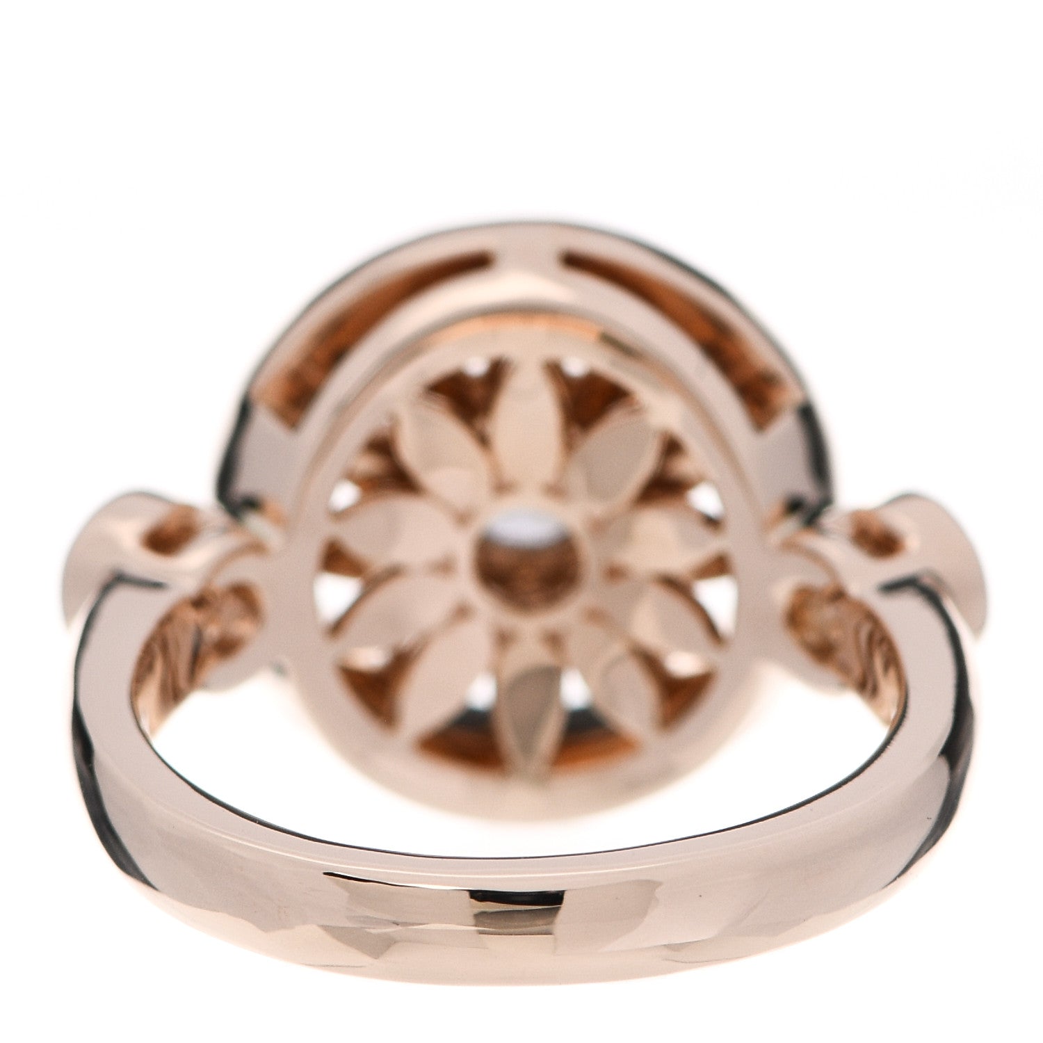 Harry Winston 18K Rose Gold Diamond Winston Gates Ring 48 4.5 4 of 7