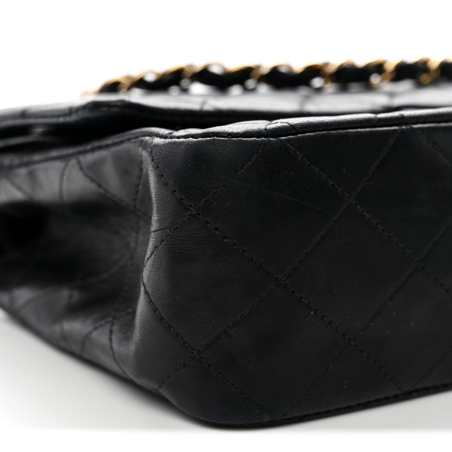 Chanel Lambskin Quilted Small Double Flap Black 9 of 15