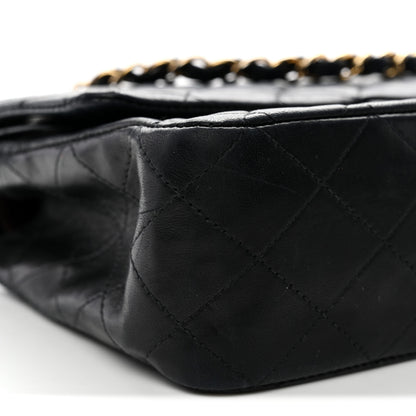 Chanel Lambskin Quilted Small Double Flap Black 9 of 15