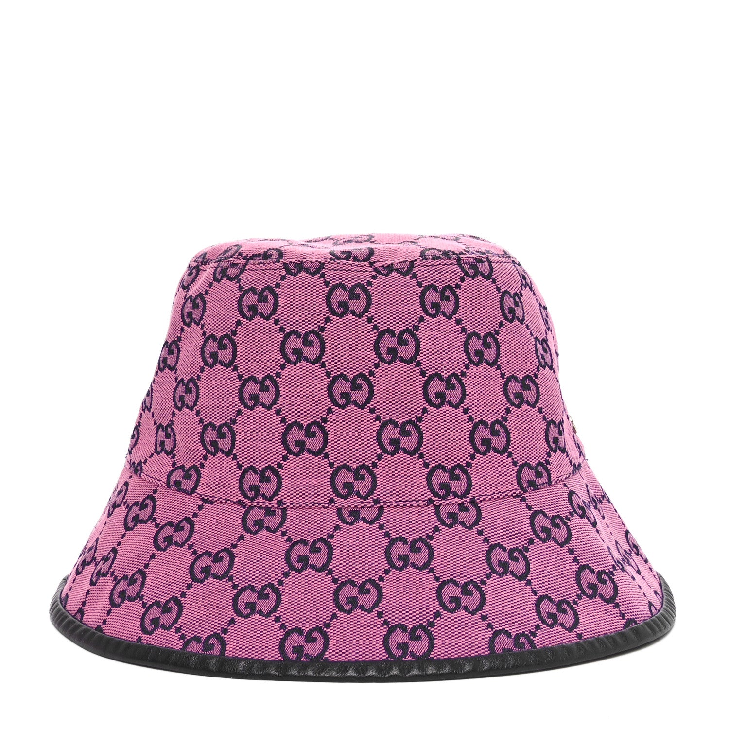 Gucci Monogram Multicolor New Sakai Calfskin Bob Malibu Bucket Hat L Parma Violet Blue 5 of 9