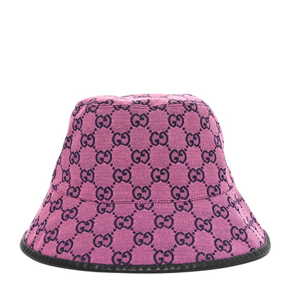 Gucci Monogram Multicolor New Sakai Calfskin Bob Malibu Bucket Hat L Parma Violet Blue 5 of 9